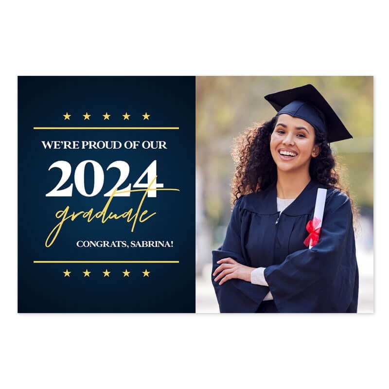 Family Pack Small Graduation Yard Sign