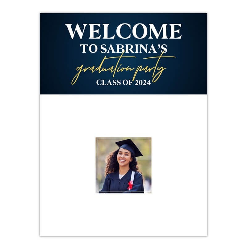 Graduation party pack welcome sign