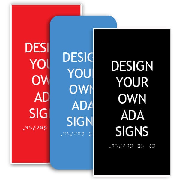 Design Your Own Vertical ADA Sign