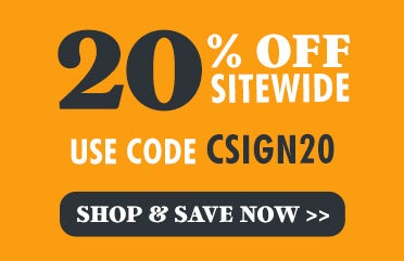use code csign 20 for 20% off your order
