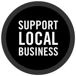 Support Local Business Window Decal 