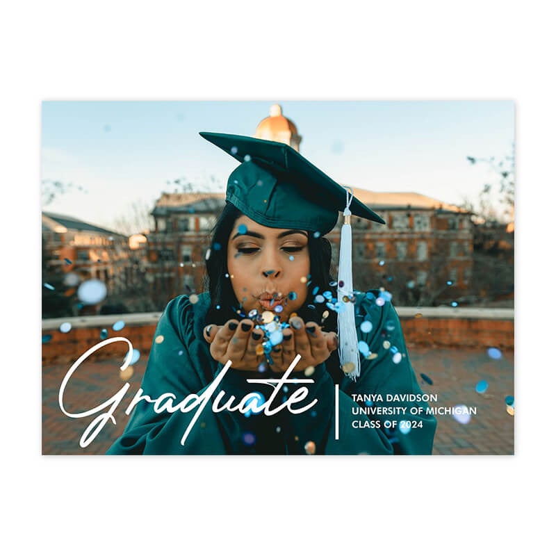 Custom Full Sized Photo Graduation Yard Sign