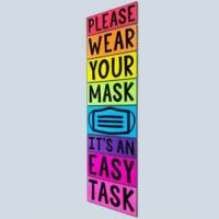 mask is easy task sign
