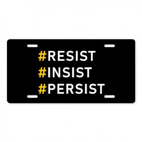 # Resist License Plate
