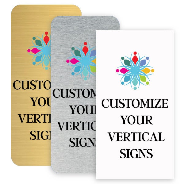 Vertical Color Signs 