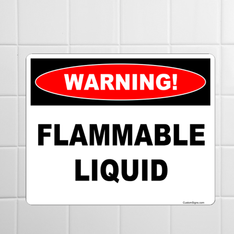 Flammable Signs