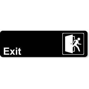 Exit Icon Sign