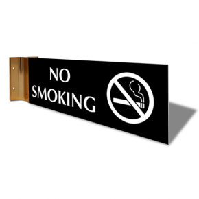 No Smoking Corridor Sign | 4" x 12"