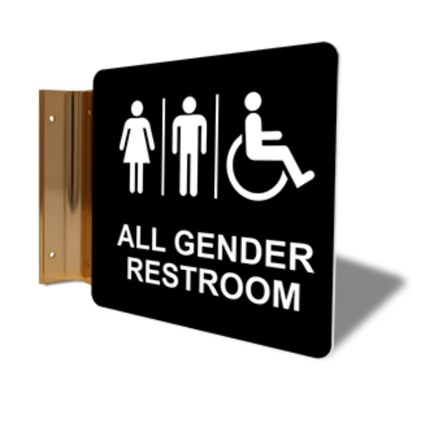 All Gender Restroom Corridor Sign