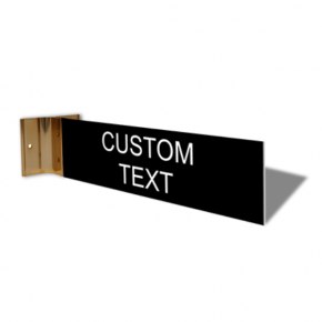 Custom Text Corridor Sign | 2" x 8"