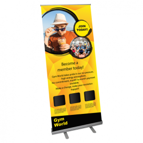 Retractable Economy Full Size Banner Stand