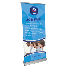 Retractable Deluxe Full Size Banner Stand