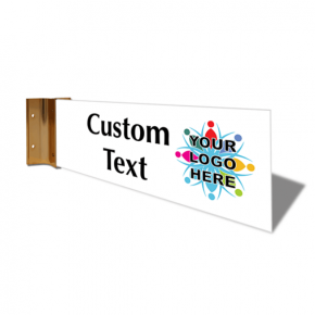 Custom Text Full Color Corridor Sign | 4" x 12"