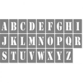 3" Letter Alphabet Pack