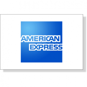 American Express Decal | 2" x 3"