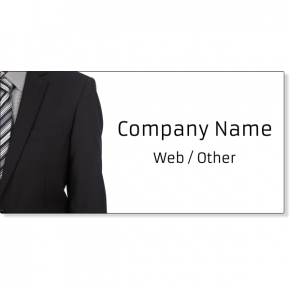 Business Man Suit Magnetic Sign | Set of 2