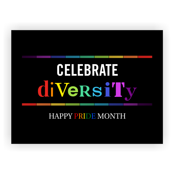 Celebrate Diversity Pride Yard Sign