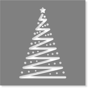 Christmas Tree Stencil | Multiple Sizes