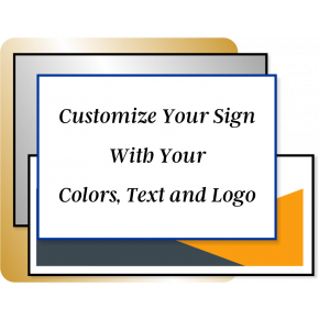 Color Sign Horizontal 10 in x 16 in