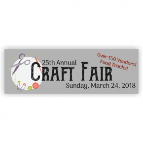 Craft Fair Banner - 2' x 6'