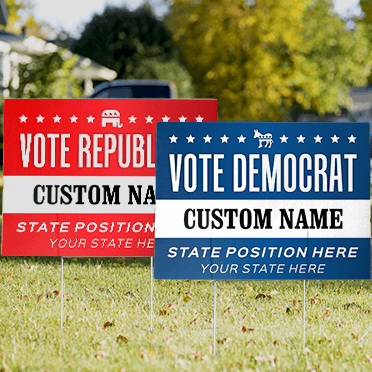 Custom Candidate Signs