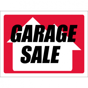 Custom Garage Sale Yard Sign