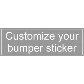 Customized Border Bumper Sticker