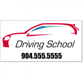 Driving School Magnetic Sign | Set of 2