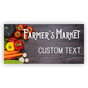 Farmers Market Banner - 3' x 6'