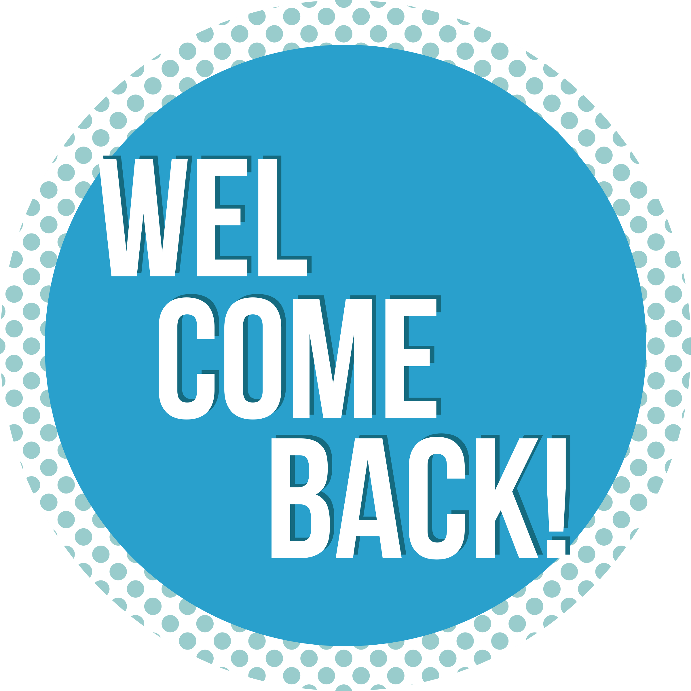 Welcome Back Business Reopening Floor Decal