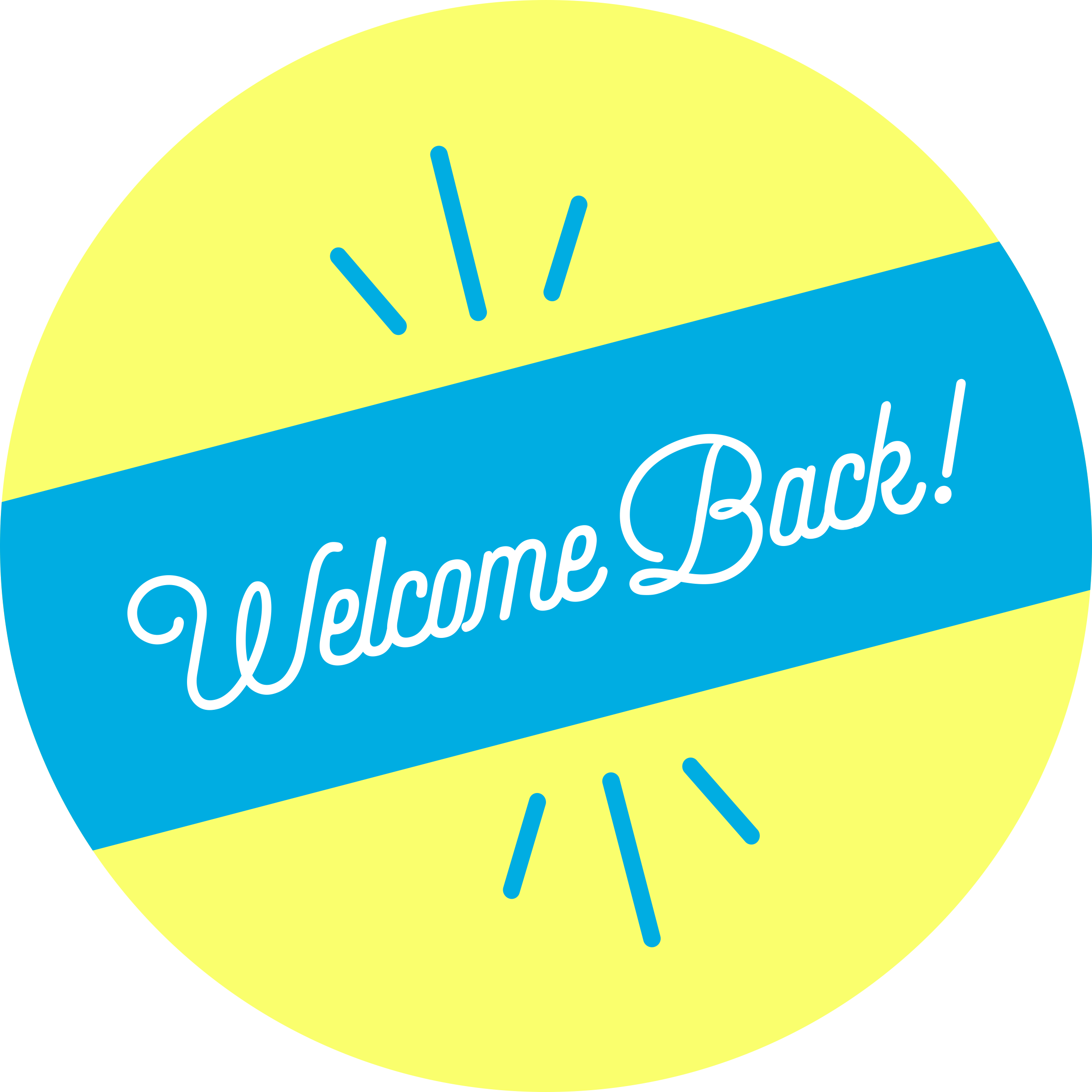 Welcome Back Script Set Business Reopening Floor Decal
