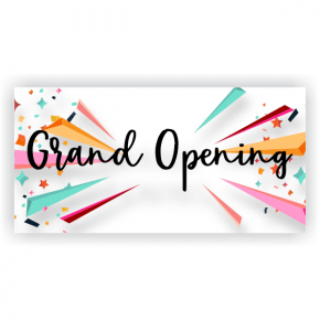 Grand Opening Banner - 3' x 6'
