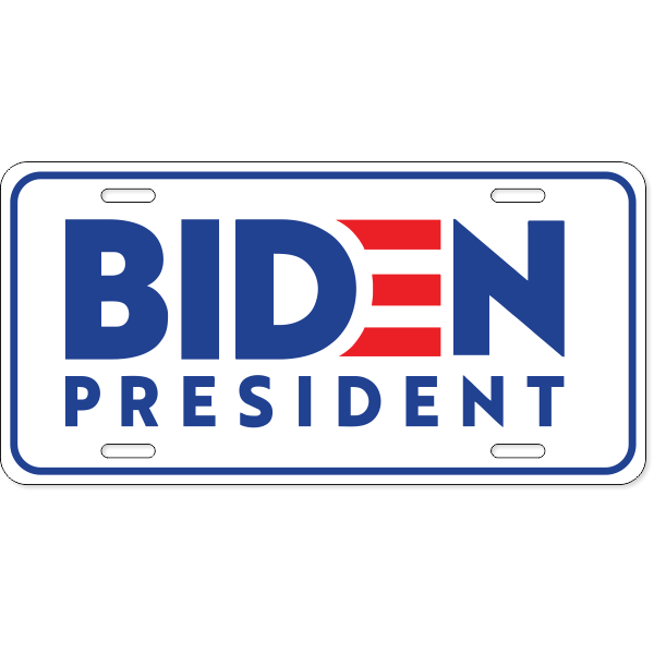 Joe Biden Presidential Campaign License Plate