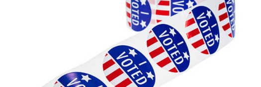 Roll of I Voted Stickers