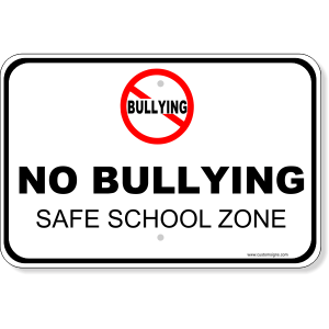 Click here to order your No Bullying signs