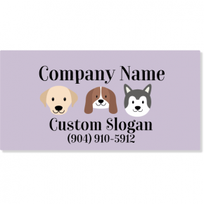 Pet Grooming Magnetic Sign | Set of 2