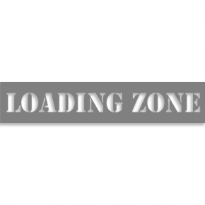 Loading Zone 2" x 10" Mylar Stencil