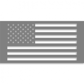 USA Flag 4" x 7" Mylar Stencil