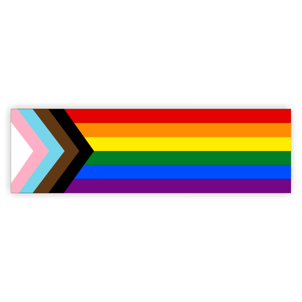 Official LGBTQ+ Pride Bumper Sticker