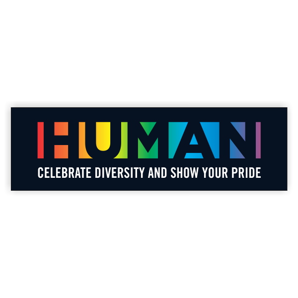 Rainbow Gradient Pride Bumper Sticker