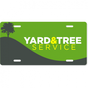 Tree Landscaping Industry Custom License Plate