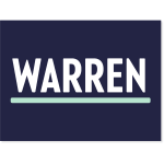 Elizabeth Warren Yard Sign